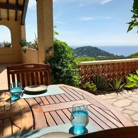 4-Star Private Villa With Heated Pool And Panoramic Sea View At Gulf De Saint Tropez Cavalaire-sur-Mer Eksteriør billede