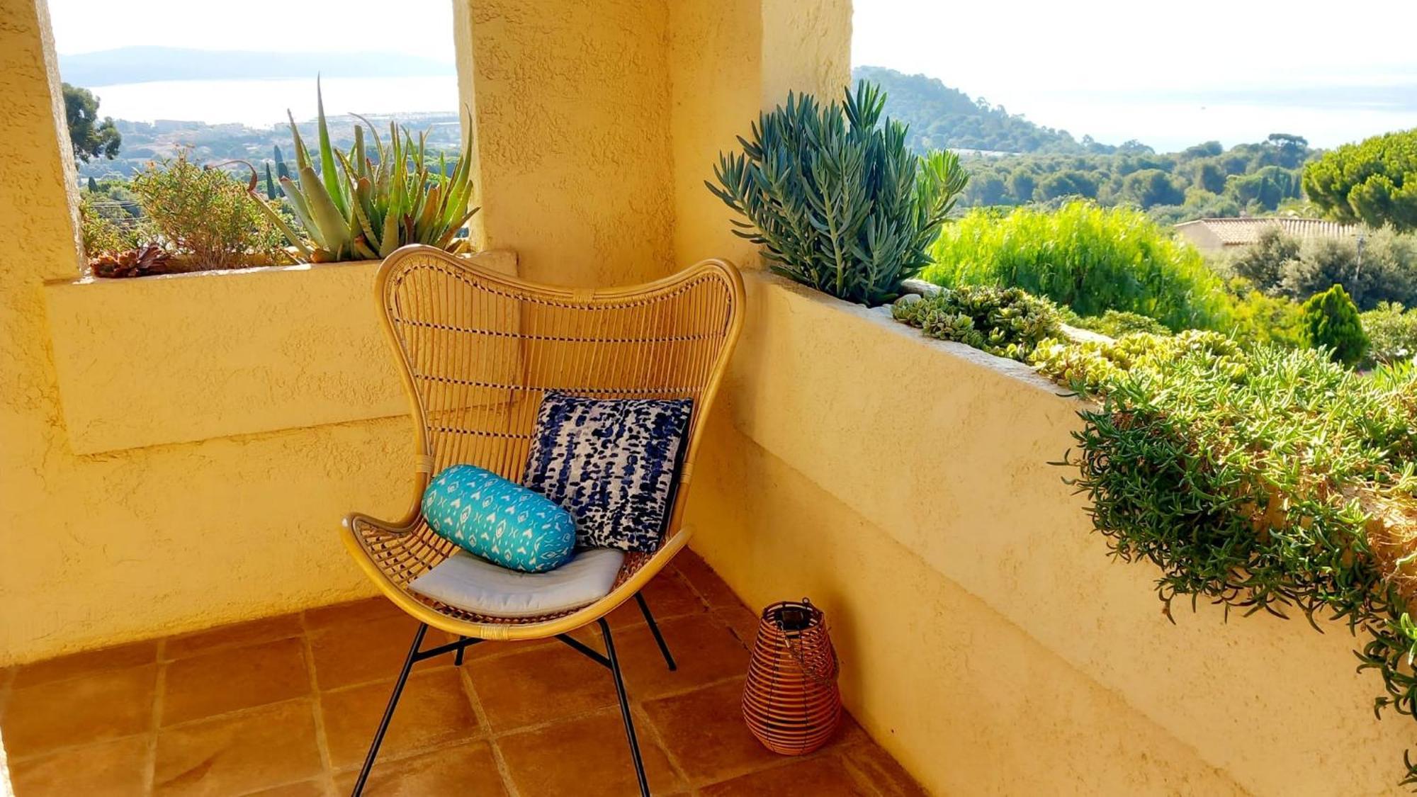 4-Star Private Villa With Heated Pool And Panoramic Sea View At Gulf De Saint Tropez Cavalaire-sur-Mer Eksteriør billede
