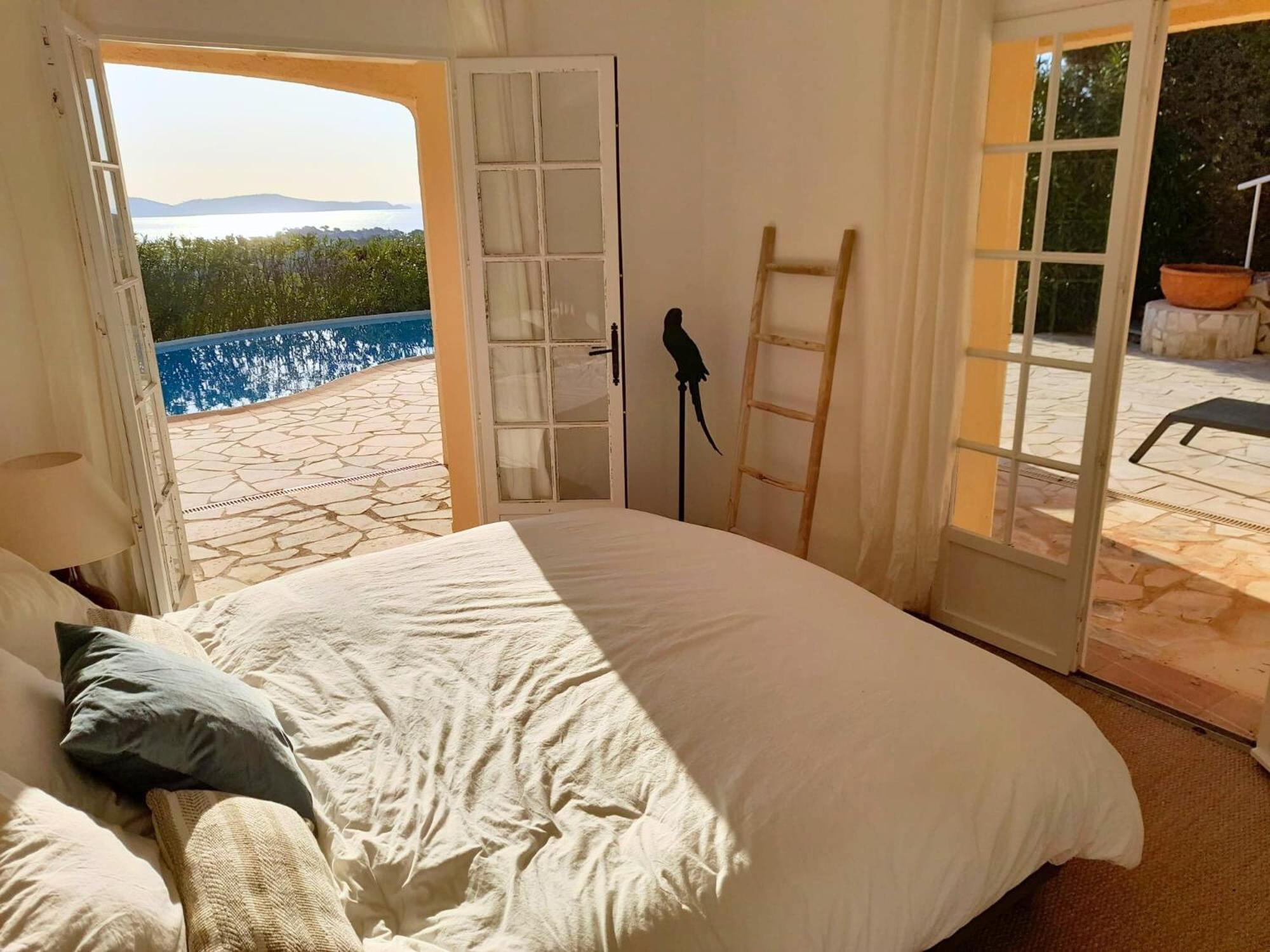 4-Star Private Villa With Heated Pool And Panoramic Sea View At Gulf De Saint Tropez Cavalaire-sur-Mer Eksteriør billede